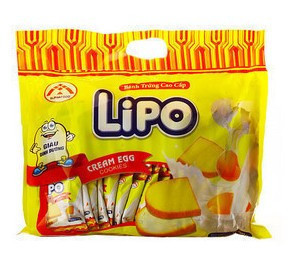  越南特产 lipo面包干300g 比tipo更实惠 白巧克力面包干