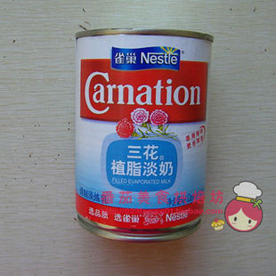  烘焙原料 雀巢淡奶 雀巢三花植脂淡奶 三花淡奶 410g