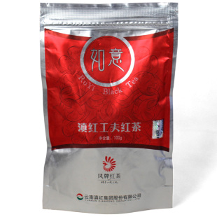  云南滇红集团 凤牌红茶 如意 特级 滇红工夫红茶 100g/袋