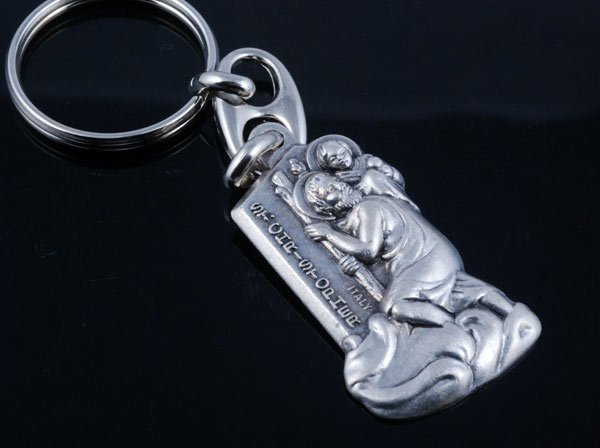 稣山园祈祷圣像,[钦一斋]天主教*银边红色苦像