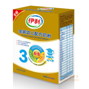  伊利金装幼儿配方奶粉3段400克 最新日期