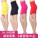 2012新款夏装韩版女装正品显瘦新品包臀短裙半身裙高腰A字裙包邮
