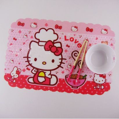 卖疯了！HELLO KITTY餐垫/kt桌垫/隔热垫/鼠标垫/写字垫/西餐垫