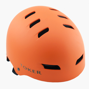 toker死飞单车自行车骑行头盔，轮滑运动硬壳骑行装备配件h12