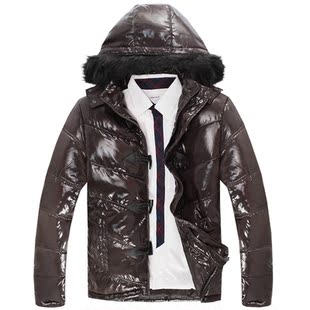  【诠渡良品】 冬装款 男士时尚牛角扣保暖棉衣 男#81713