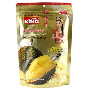  正品 泰国进口 榴的华金枕头榴莲干100g/榴的华