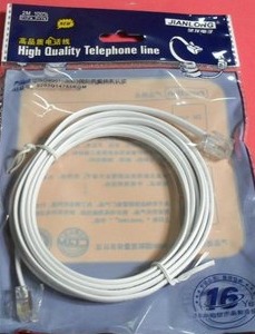 坚龙成形电话线 电话交换机线2芯全铜成型电话线1.5米3米5米10米在类目 影音电器, 影音家电配件, 线材中 - 来自Buy2taobao.com提供专业的淘宝代购服务