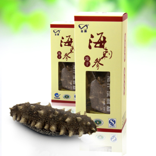  【送鲍汁】包邮金鹏5年冻干海参1.5g/只 5-7cm  海鲜干货
