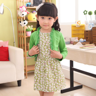 女童2014春夏季蕾丝<em>披肩小开衫</em>长袖小披肩坎