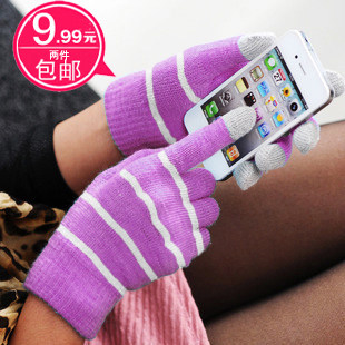 手机平板触摸屏保暖触控手套苹果iPhone5/4S/iPad mini/三星/小米