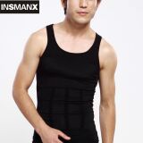 INSMANX 男士塑身衣 保暖紧身瘦身背心 男 束胸 收腹 束腰 啤酒肚