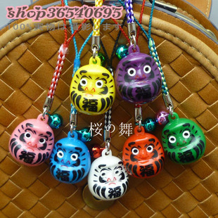 【日本直送】眼睛突出 可爱达摩挂件 不同颜色