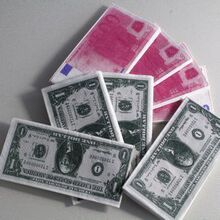 创意礼品 美元欧元面巾纸 个性餐巾纸卫生纸 纸巾也疯狂