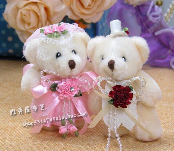 毛絨小玩偶/裝飾擺件/婚紗小熊窗簾扣/12CM高/28元壹對在類目 居家布藝, 窗簾門簾及配件, 輔料配件, 窗簾扣中 - 來自Buy2taobao.com提供專業的淘寶代購服務
