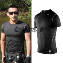 耐克pro/NIKE 专柜正品男子紧身短袖T恤 塑行 健身衣269603-010