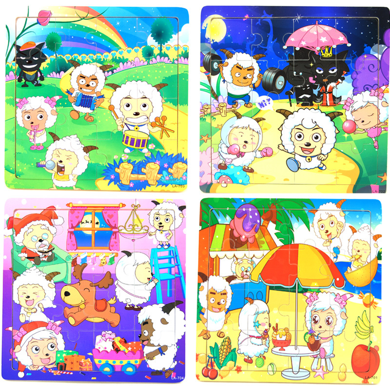 益智喜洋洋羊羊拼图...