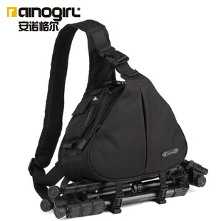  安诺格尔单反相机三角包 斜跨摄影包/数码相机包单反包单肩A1062
