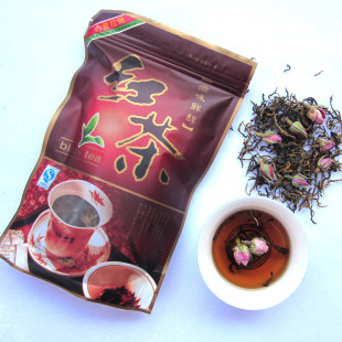  云南美容养颜养胃调气血圣品特级雪山玫瑰+滇红茶