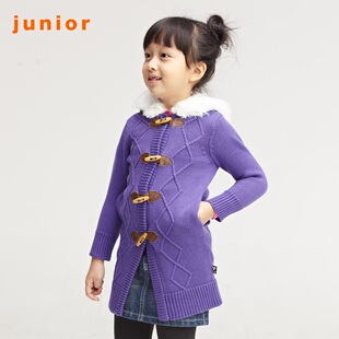 2012 Giordano knit shirts girls Horn button Flash and even Cap wool coat 03351507
