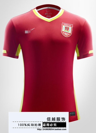 新款刺绣2013 长春亚泰新赛季 比赛球服 足球服