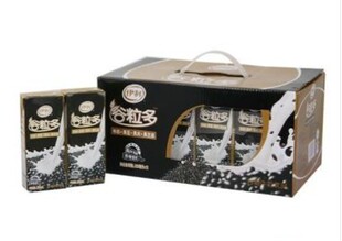  特价 伊利谷粒多谷物牛奶饮品黑谷250ml*12 京津粤江浙沪3箱包邮