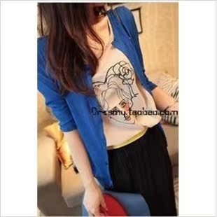 <em>iam27</em> 货号 7090C19212512 蓝色 <em>开衫</em>毛衣–