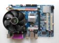 全新G41主板+3.2G至强CPU类双核+DDR3内存2G套装+风扇 全固态供电