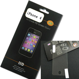 冲冠 Iphone 4S贴膜 屏幕保护膜 <span class=H>苹果</span>4<span class=H>代</span>高清膜 <span class=H>3</span>层静电 送擦布