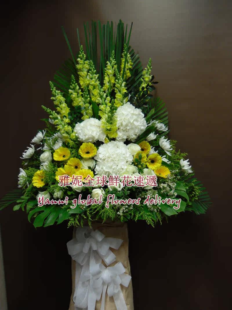 香港哀思鲜花快递丧事花篮速递花圈预订白事帛事追思花牌花束花店