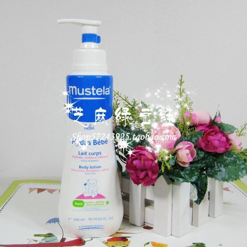 新版现货~法国Mustela妙思乐贝贝保湿润肤露300ml 2014/06
