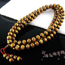 天然金海柳念珠108颗佛珠 金珊瑚长项链8mm10mm 金丝珊瑚项链正品