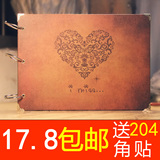 限时 韩国大本DIY相册粘贴影集diy复古手工 送2张角贴