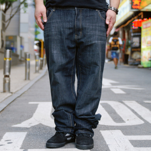  JSmix胖胖星球大码男式牛仔裤K036男士加肥加大牛仔长裤男裤子