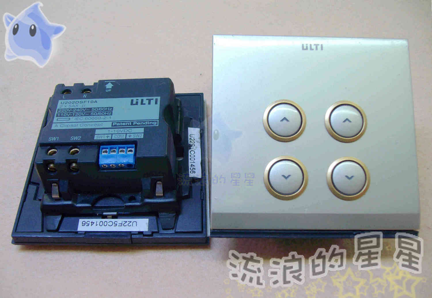 A465 Clipsal ULTI 5A Double Fluorescent Dimmer electromagnetic compatibility Champagne Gold U202DSF10Ain the Electronic/Electrician , Smart Home System , Other smart home products category - from Buy2taobao.com to provide professional Taobao agent buy service
