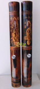 云南特色天然雕花竹烟筒 水烟筒 水烟袋 60cm