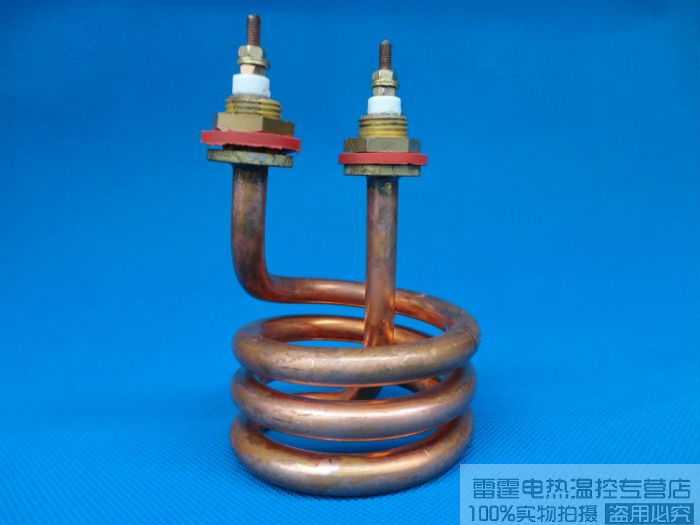 紫铜蒸馏水全紫铜电热管圆圈型加热管烧水电热管液体220V/2500W在类目 五金/工具, 机电五金, 电热设备, 电热管中 - 来自Buy2taobao.com提供专业的淘宝代购服务
