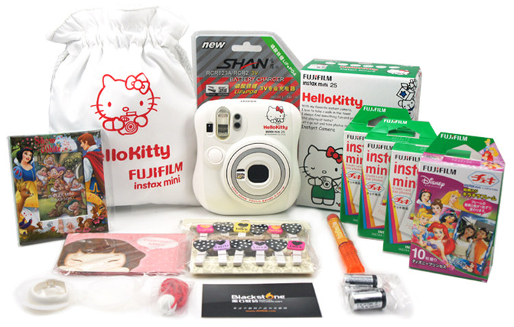 拍立得 mini25 hellokitty 拍立得相机 mini 25 3+1盒相纸