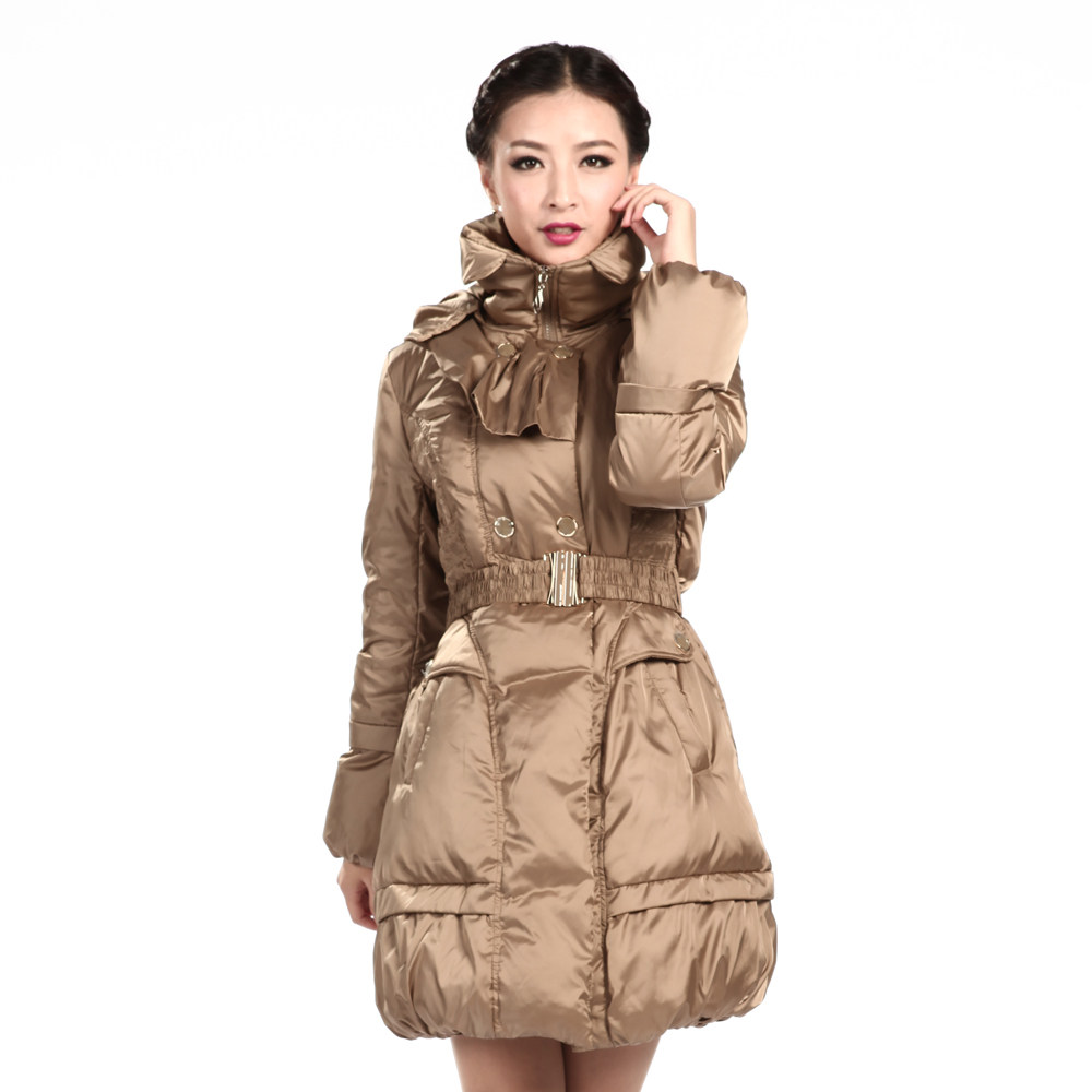 波司登【上羽】品牌 11新款 羽绒服 正品 女时尚修身双排扣SL9682