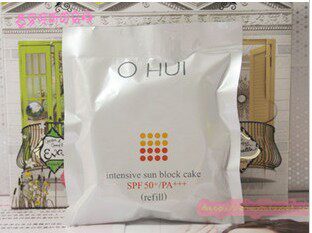 杭州专柜代购~Ohui/欧蕙 轻透防晒膏15g 替换装 带粉扑
