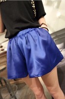淘宝网购物-新款<em>中腰女短裤</em>人造丝大码淑女纯