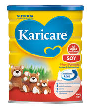 正品 预定新西兰进口可瑞康KARICARE SOY防过敏豆奶粉全阶段900g