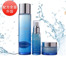 免邮第二代LEADERS SUPER AQUA美肌达人补水三件套+送护手霜 正品