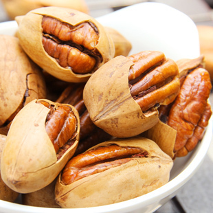  特价 炒货 坚果 奶油味 碧根果 长寿果 美国山核桃 500g