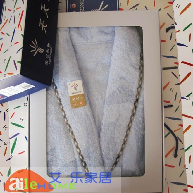 包邮 金号纯棉浴袍 正品专柜 加厚男士浴袍 柔软舒适 吸水保|ruв категории начало ежедневно, полотенце/полотенце/халат, баня юбка/халат/халат - от Buy2taobao.com для оказания профессиональной услуги покупки агента Taobao
