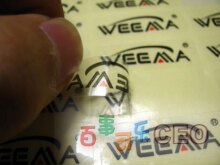 厂家 少量透明不干胶印刷 透明不干胶标签定做 订做透明封口贴纸