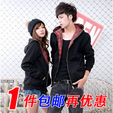 包邮2011新款 情侣装 冬装 外套韩版卫衣 女 秋冬加厚情侣外套