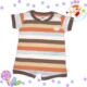 RT BABY 彩条平角爬服连身衣