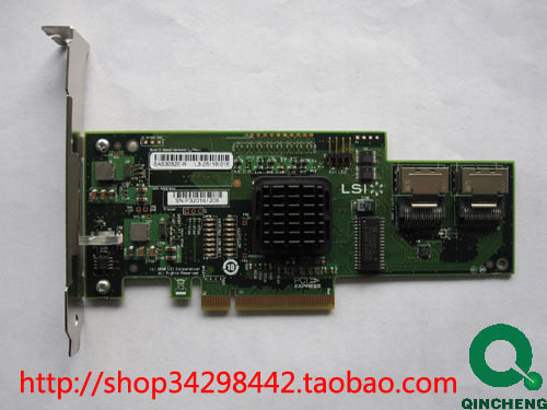 LSI SAS 3082E-R 8口SAS卡  RAID卡 磁盘阵列卡 网吧无盘专用