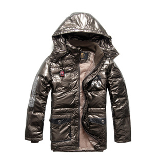  正品 中长款冬装加厚 双层内胆 儿童羽绒服/男孩男童羽绒衫/大衣