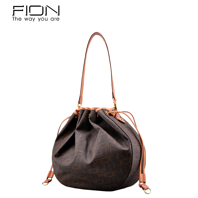 fion/菲安妮 专柜正品 休闲logo单肩斜跨包 fifsbr/cml/32a #￥1598.